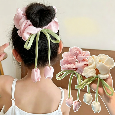 Tulip Flower Hair Tie for Children