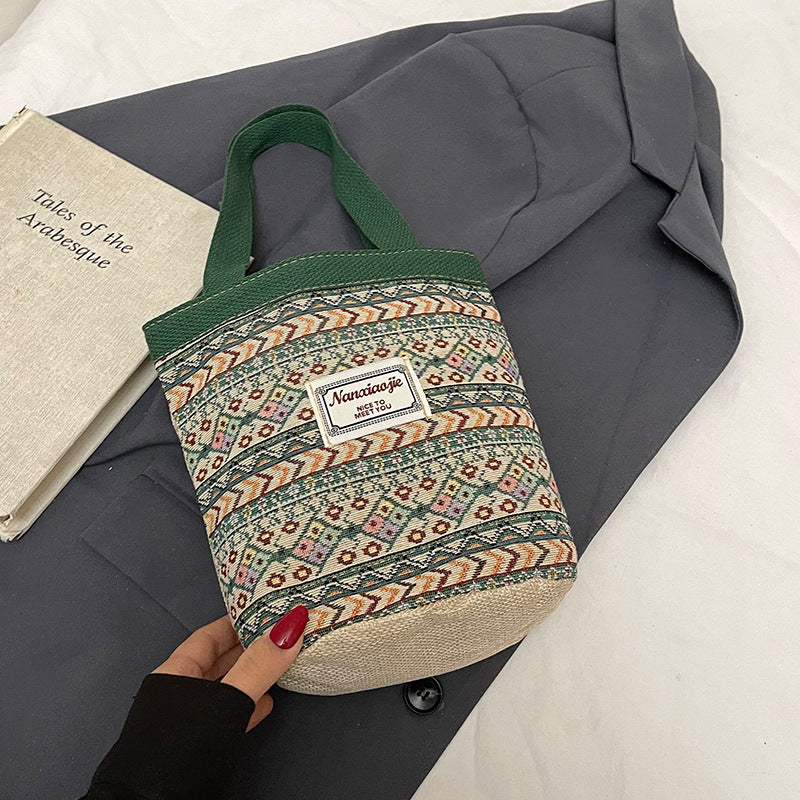 Boho Print Lunch Bag For Office Workers