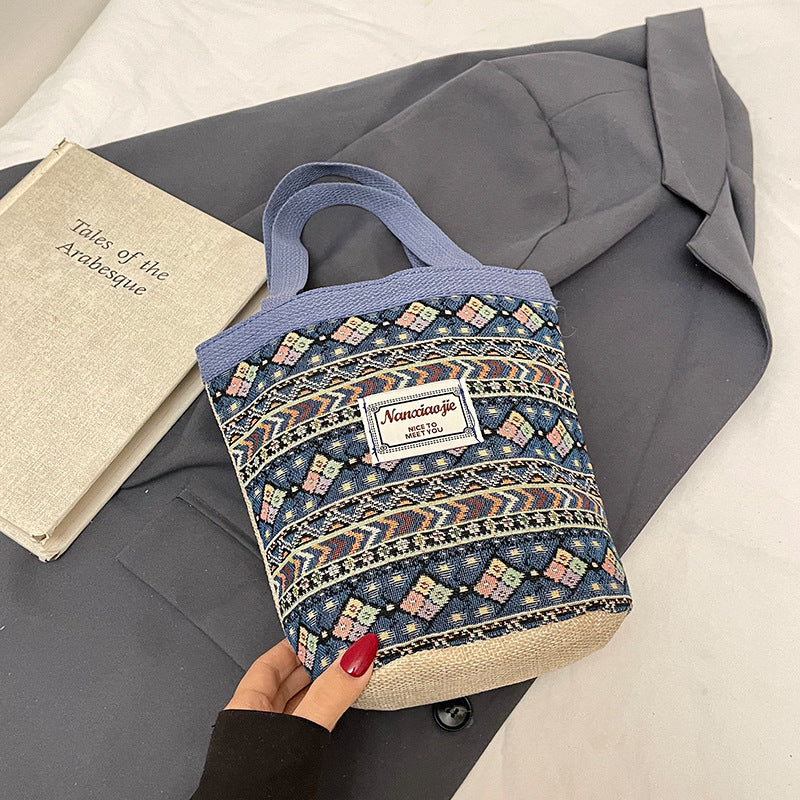 Boho Print Lunch Bag For Office Workers