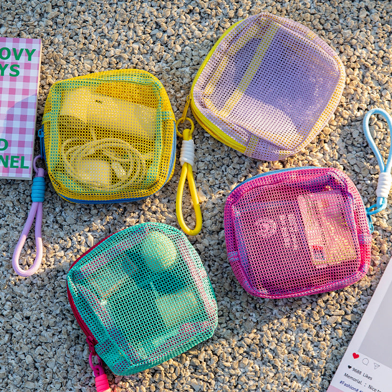 Portable Mesh Outdoor Travel Organizer Bag