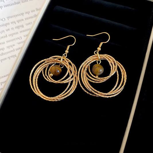 Shiny Circle Earrings