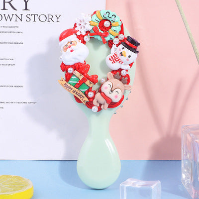 1 pc Cream Glue DIY Material And Cartoon Cute Children's Mini Comb