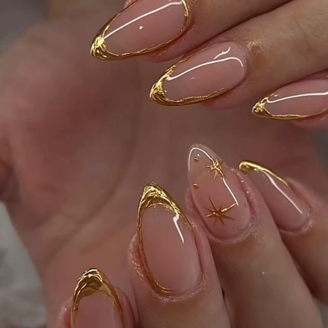 Pink Nail Art