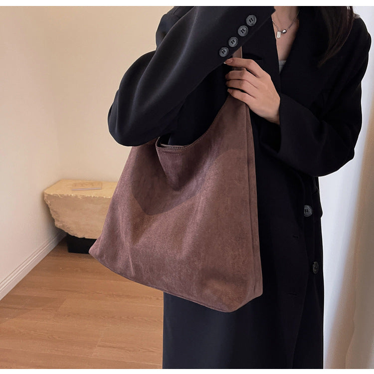 Soft Suede Handbag