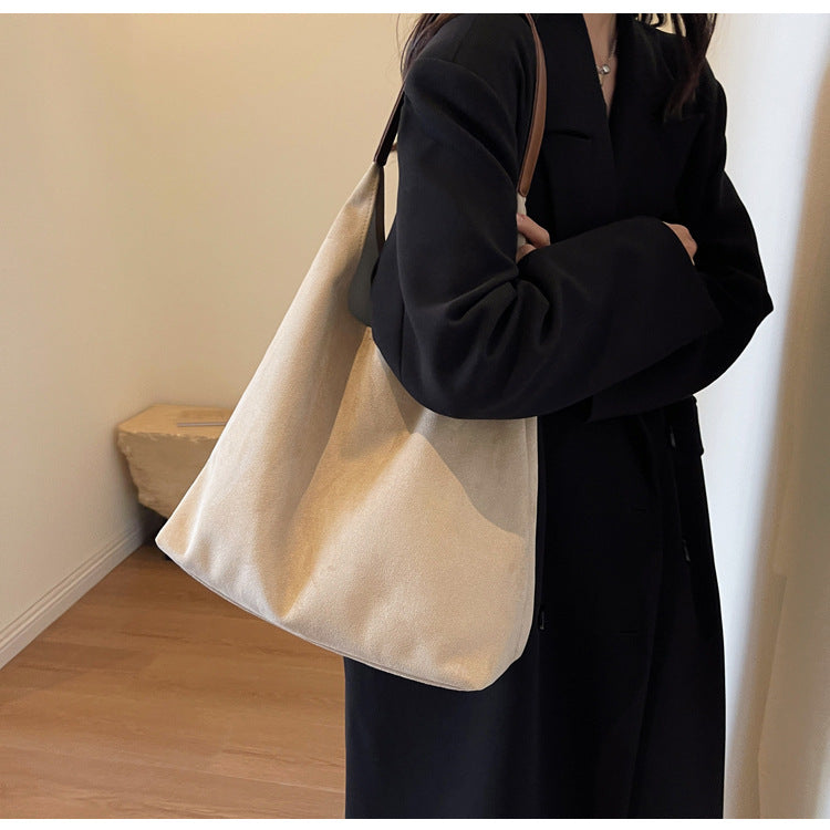 Soft Suede Handbag