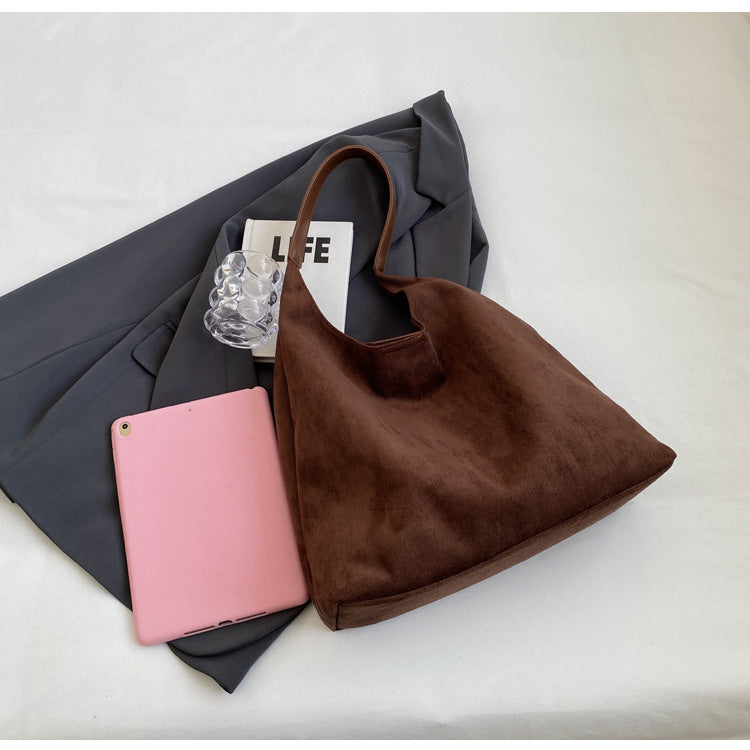 Soft Suede Handbag