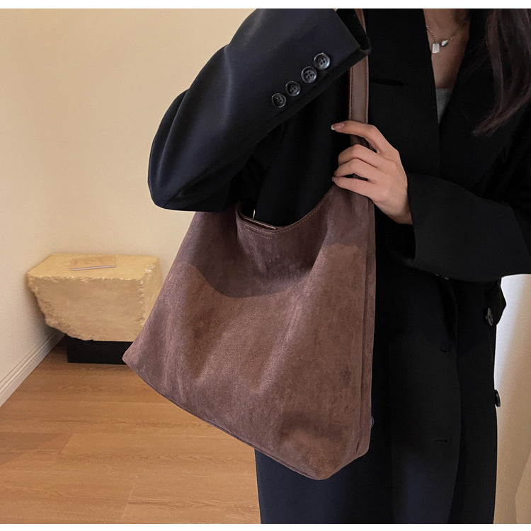Soft Suede Handbag
