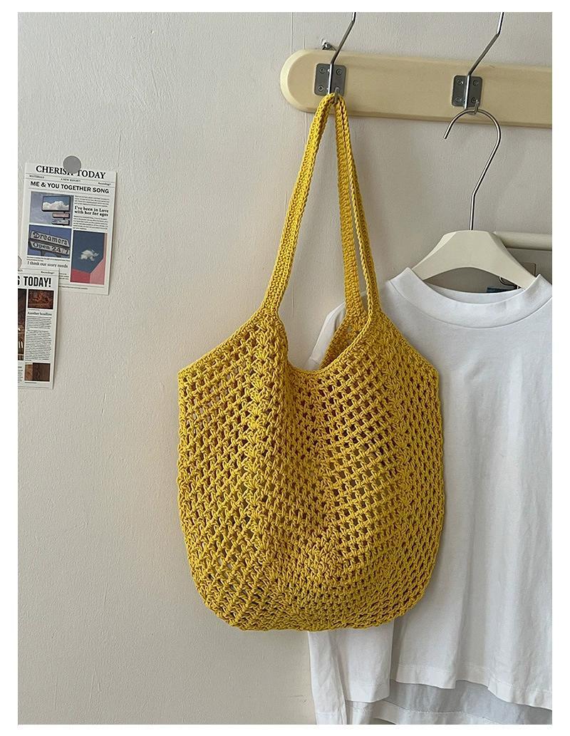 Hollowed-out Knit Bag