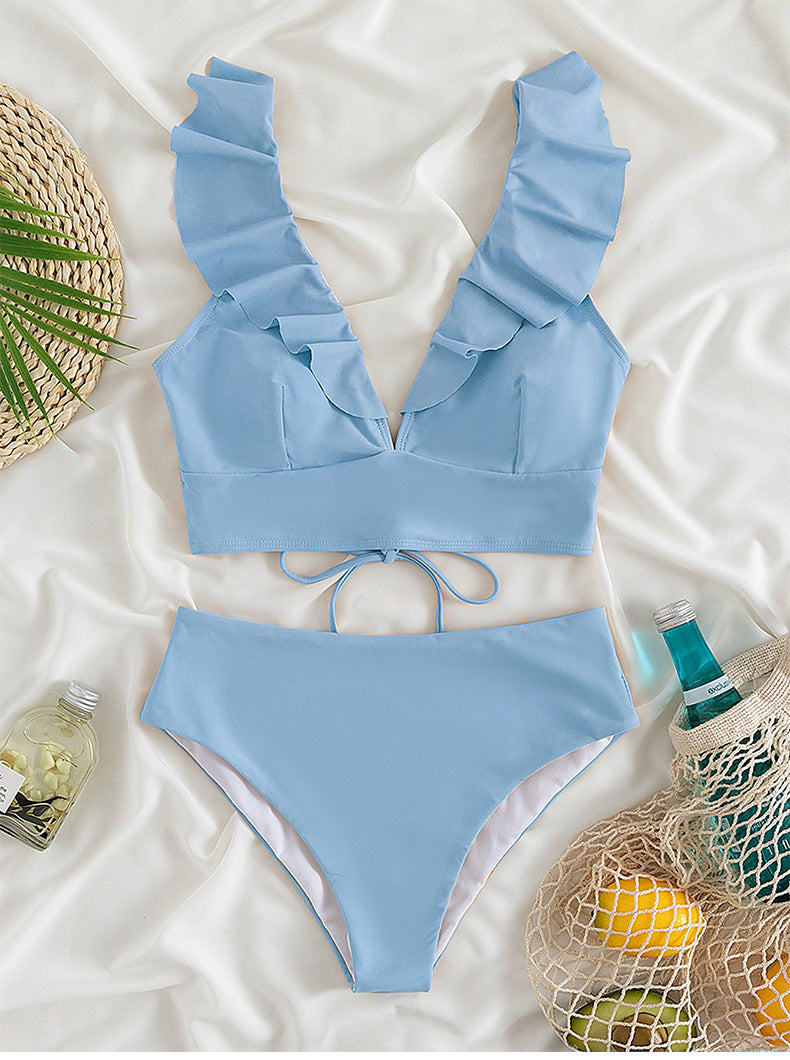 Ruffled Bikini Set
