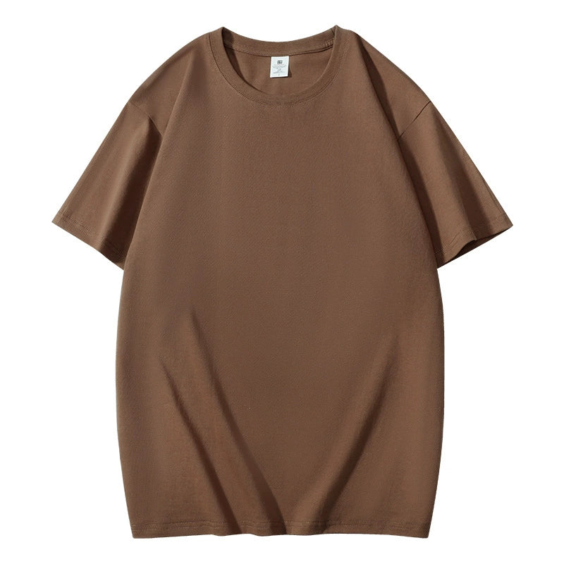 Solid Color T-Shirt For Men And Women
