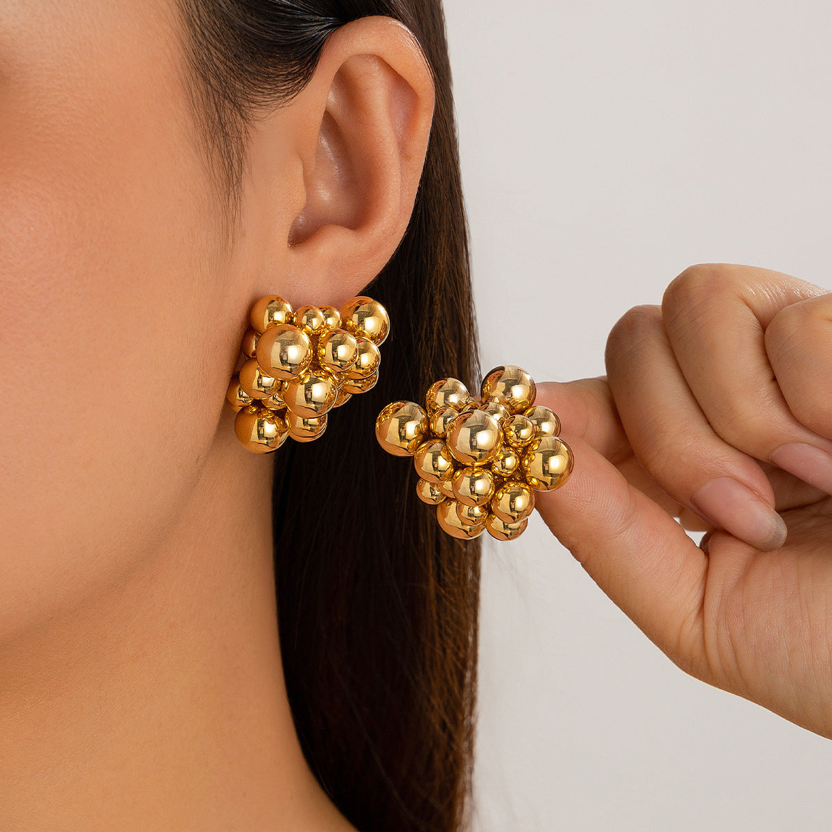 Geometric Beads Earrings