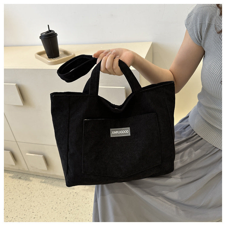 Corduroy Shoulder Bag