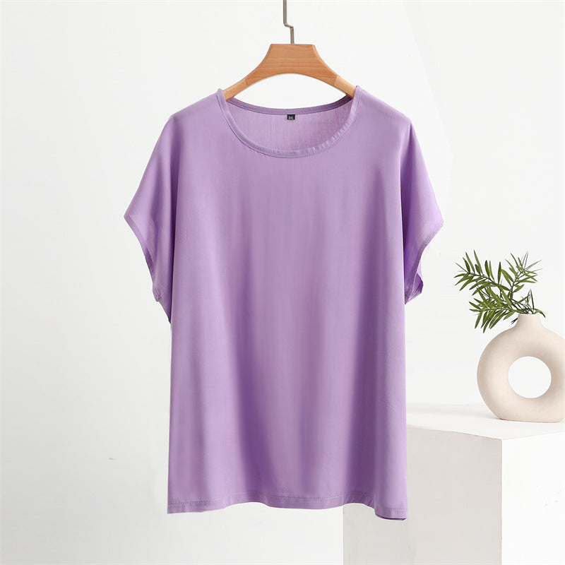 Middle-aged And Elderly Women's Round Neck Top