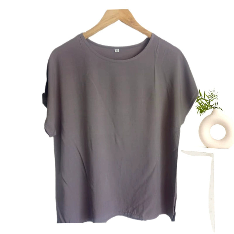 Middle-aged And Elderly Women's Round Neck Top