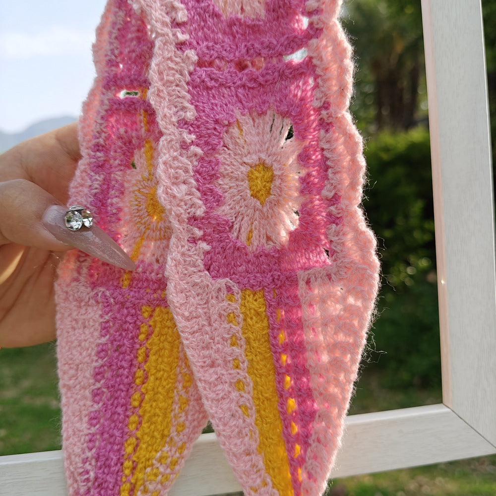 Crocheted Floral Headband