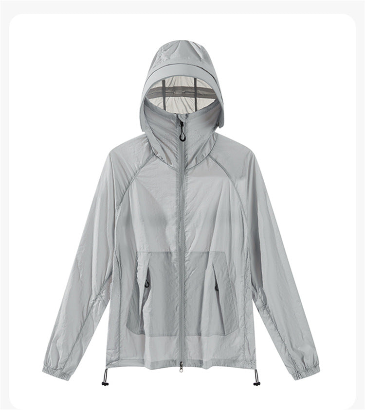 Unisex Hooded Lightweight Sun Protection Clothing
