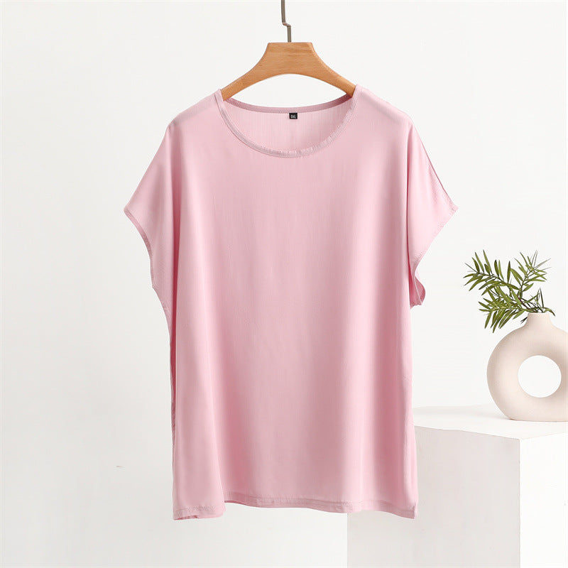 Middle-aged And Elderly Women's Round Neck Top