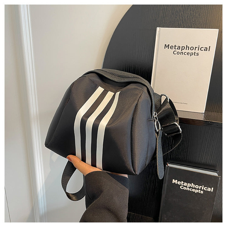 Stripe Shell Bag