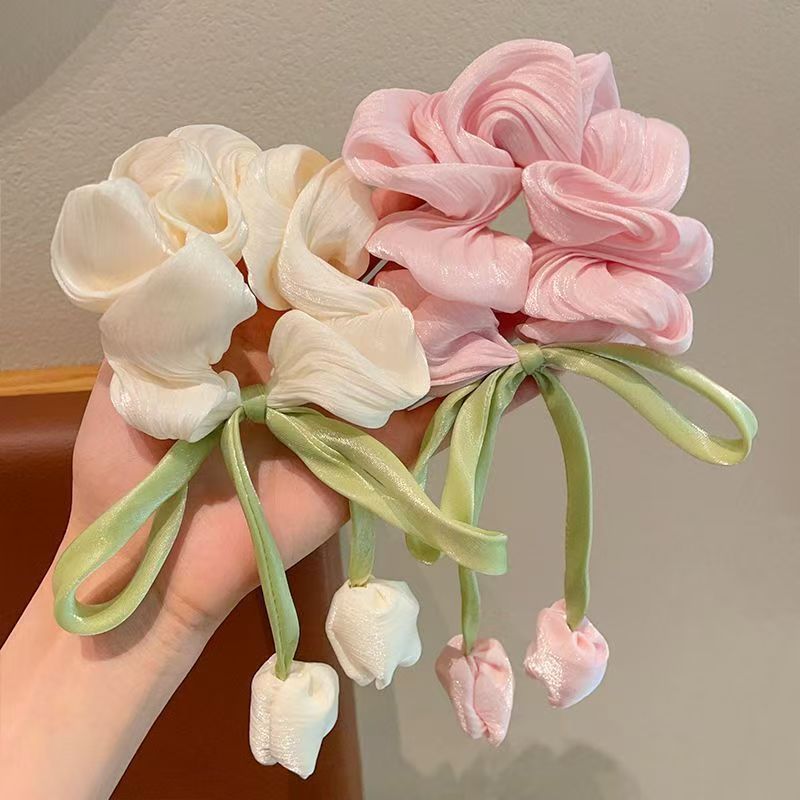 Tulip Flower Hair Tie for Children