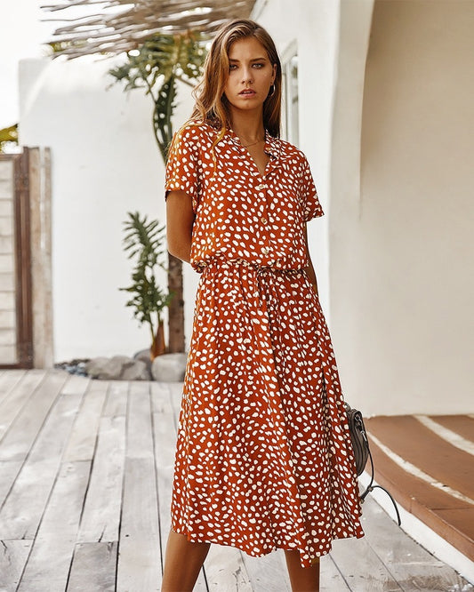 Dots Print Dress