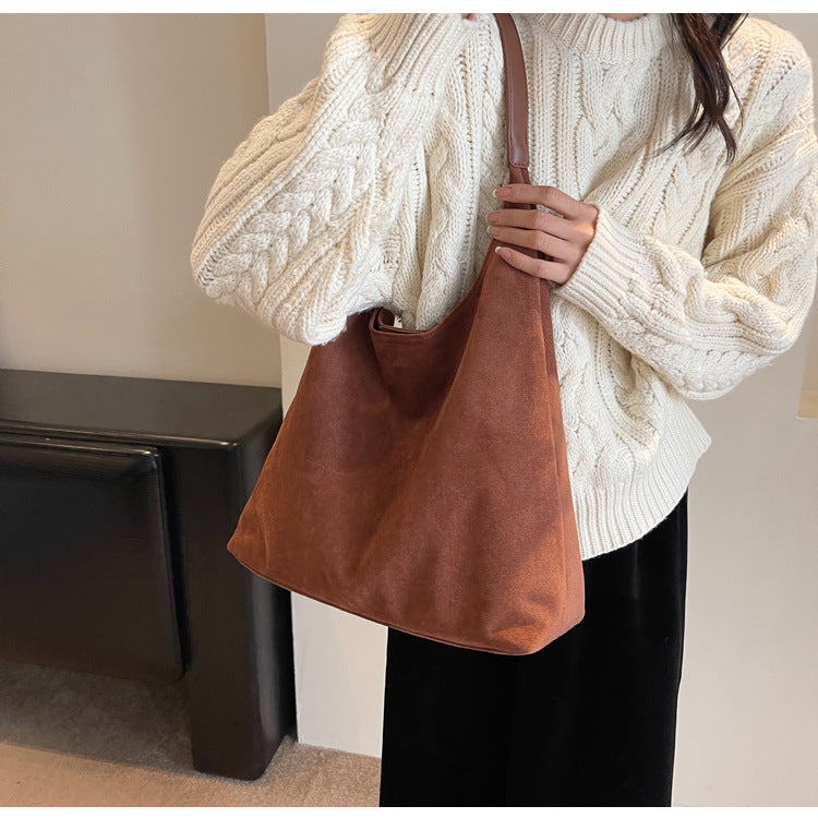 Soft Suede Handbag