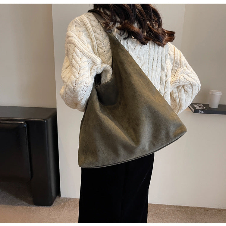 Soft Suede Handbag