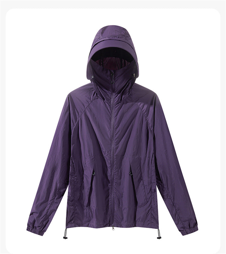 Unisex Hooded Lightweight Sun Protection Clothing
