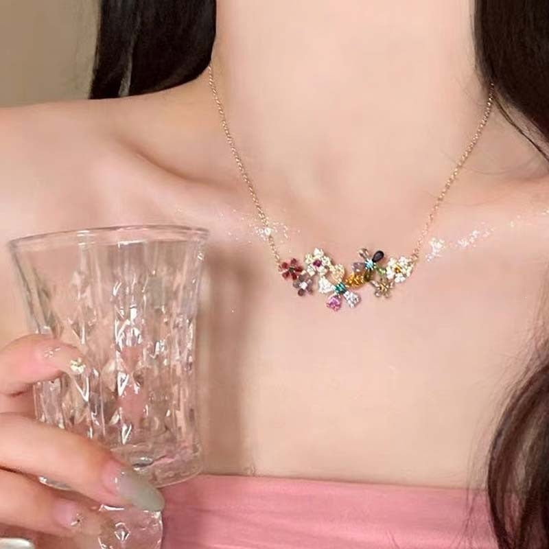 Floral Clavicle Chain