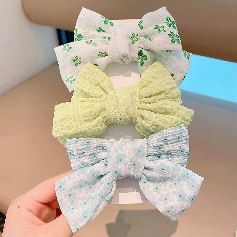 Children's Bow Hair Barrette