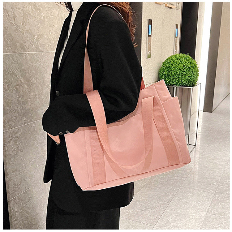 Solid Color Canvas Bag