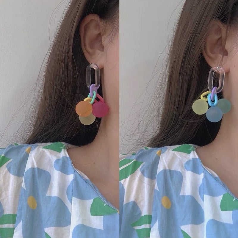 Candy Color Earrings