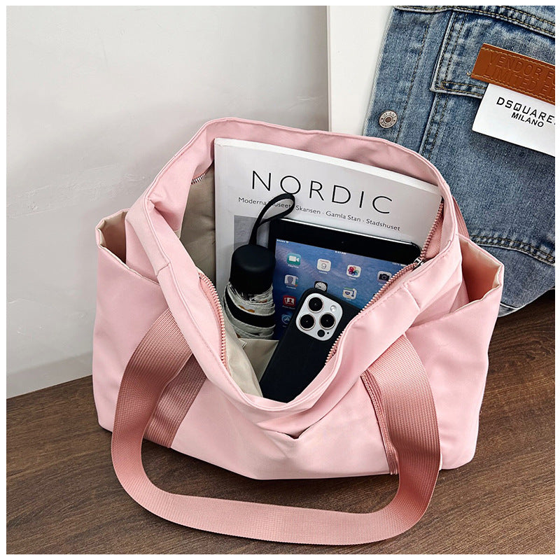 Solid Color Canvas Bag