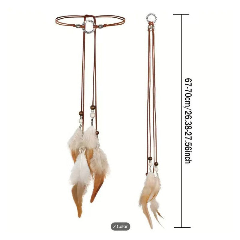 Bohemian Feather Headband