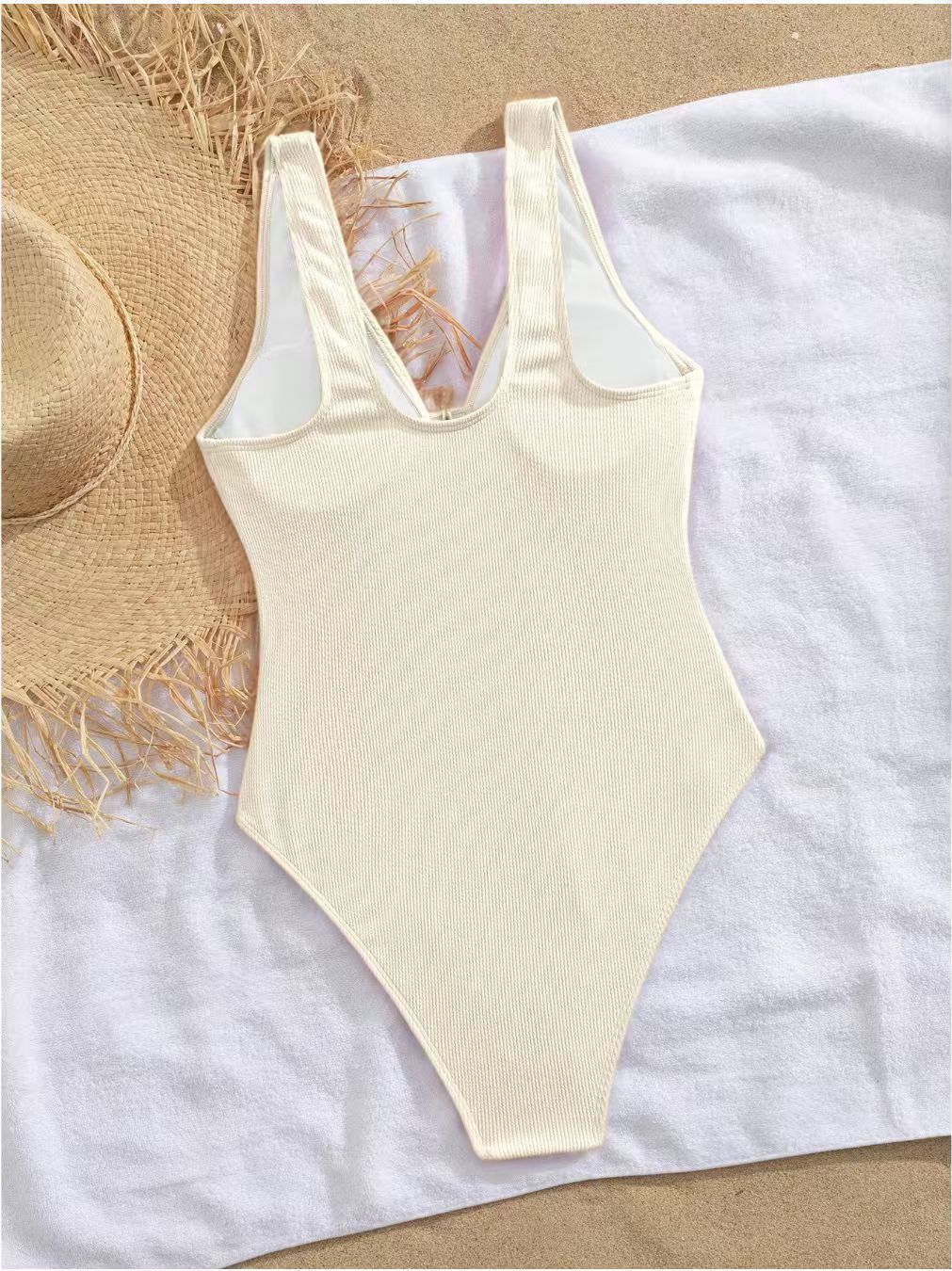 Solid Color Bikini Set