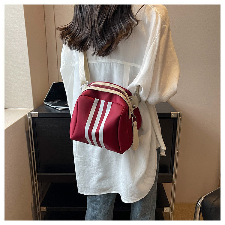 Stripe Shell Bag