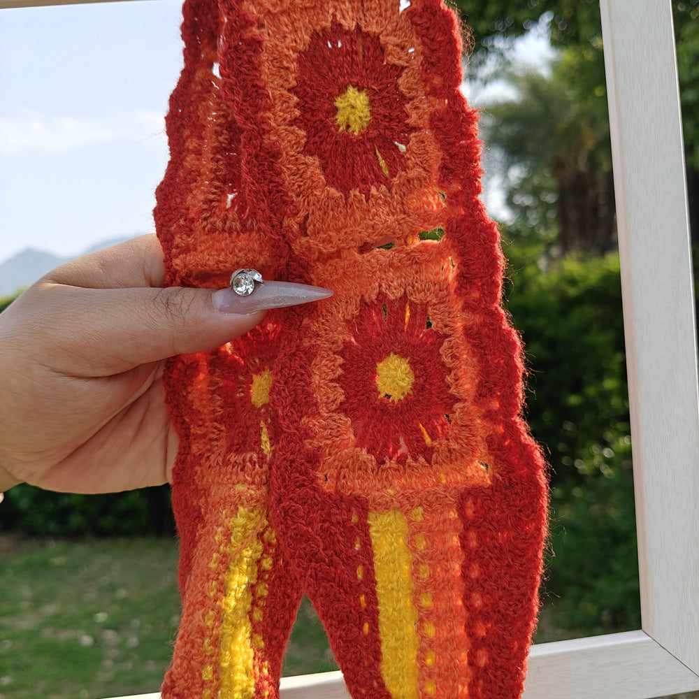 Crocheted Floral Headband