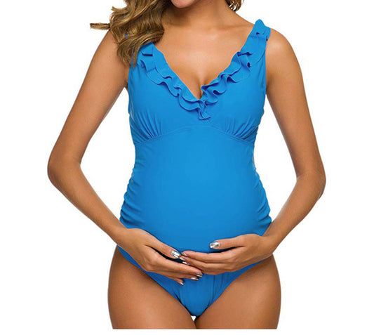 V Neck Maternity Swimwear