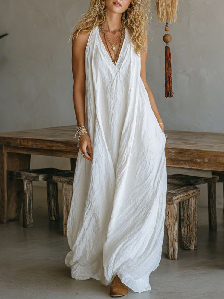 Casual Sleeveless Loose Dress