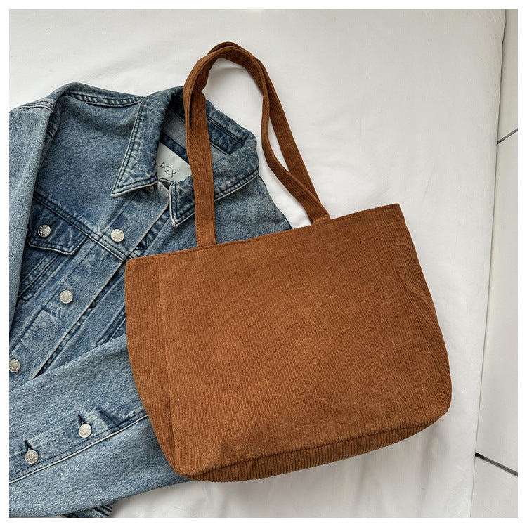 Corduroy Shoulder Bag