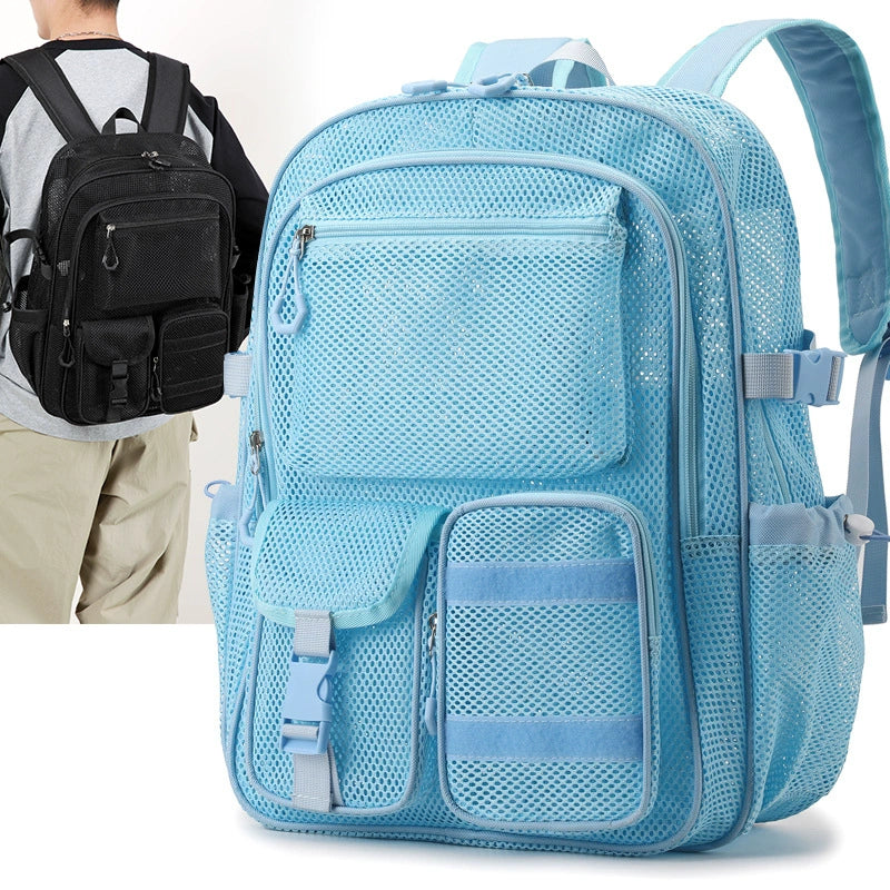Hollow Out Multi Pockets Backpack