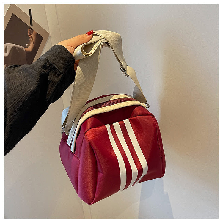 Stripe Shell Bag
