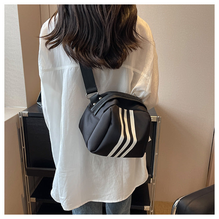 Stripe Shell Bag
