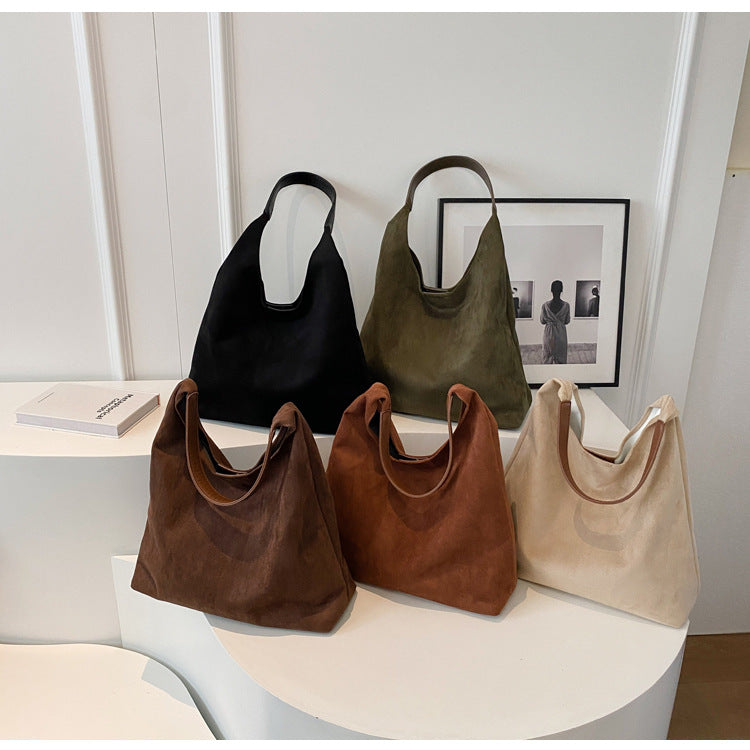 Soft Suede Handbag