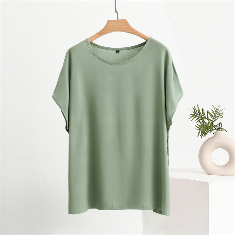 Middle-aged And Elderly Women's Round Neck Top