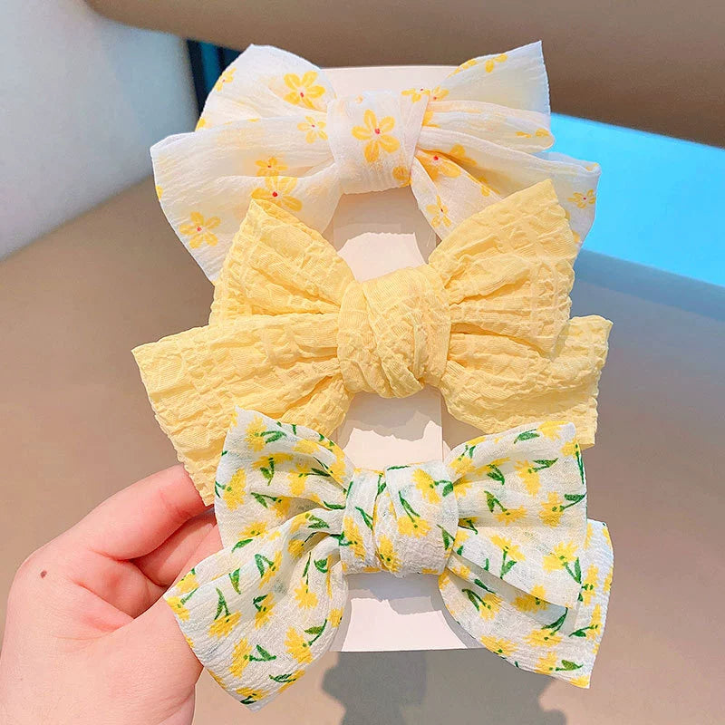 Children's Bow Hair Barrette