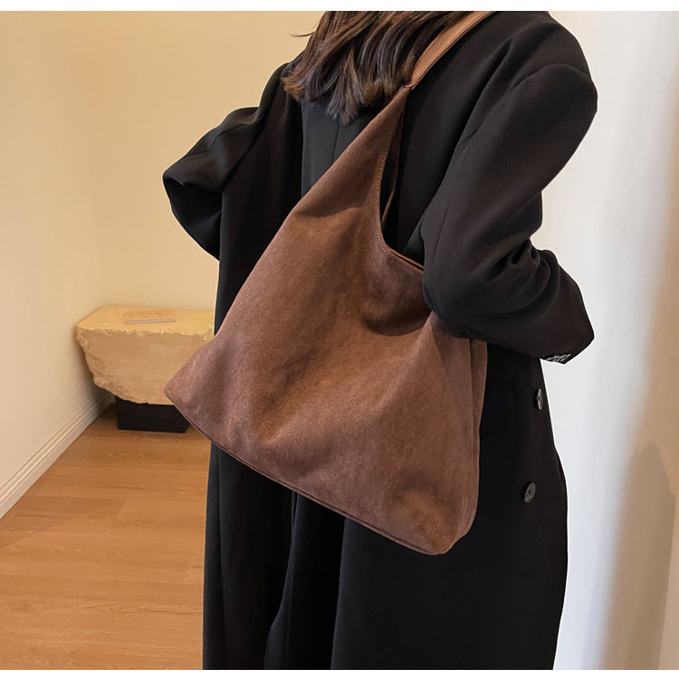 Soft Suede Handbag