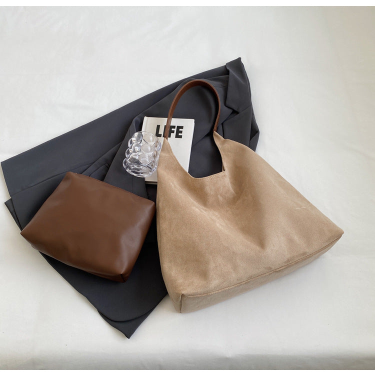Soft Suede Handbag
