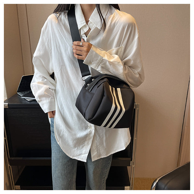 Stripe Shell Bag