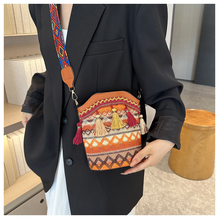 Ethnic Style Woven Bag