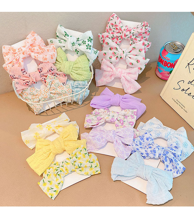 Children's Bow Hair Barrette
